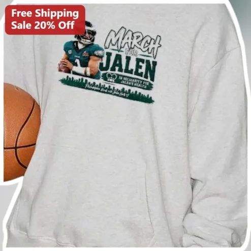 March For Jalen In Solidarity For Jalen's Health Sweatshirt