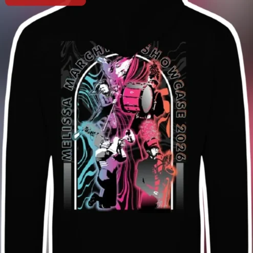 Marching Band Musician Hoodie Personalized Neon Graphic Pullover Gift for Band Members