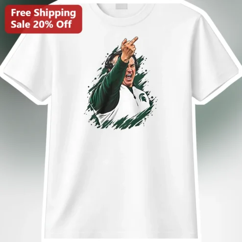 Mark Dantonio Michigan State Spartans Coach Tee