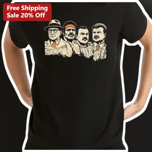Marlon Brando Tee The Godfather Vintage Woodcut Graphic T-Shirt for Men Classic Movie Fan Gift