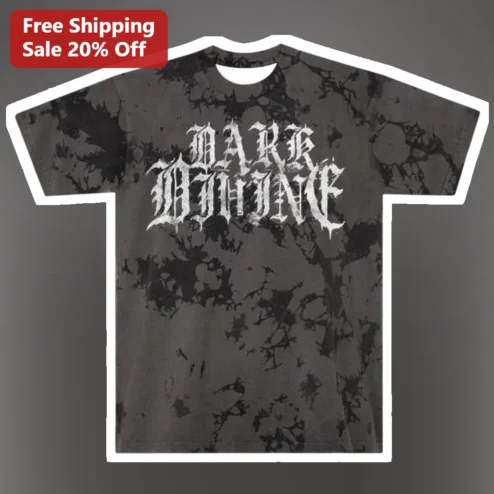 Marr Minion Gothic Acid Wash Tee Black Distressed Grunge Streetwear Shirt