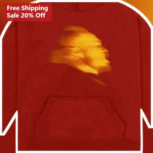 Martin Luther King Jr. Hoodie Glitch Art Portrait Civil Rights Activist Apparel MLK Day Gift