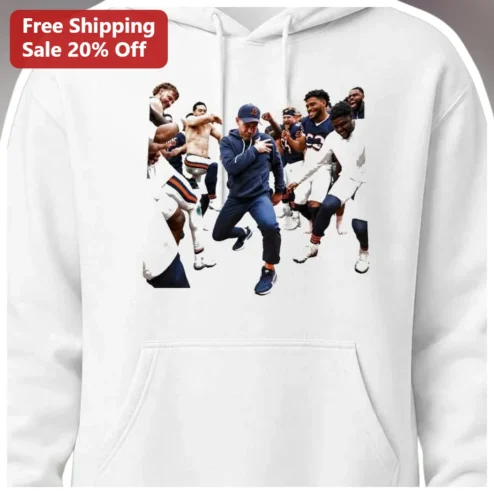 Matt Eberflus Chicago Bears Dancing Coach Hoodie NFL Fan Gift
