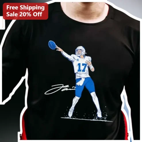 Matthew Stafford Rams Quarterback Signature Tee Los Angeles Football Fan Apparel