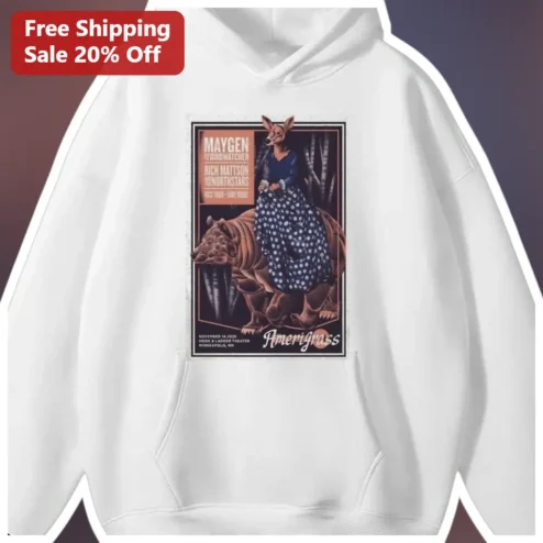 MAYGEN The Birdwatcher Rich Mattson Amerigrass Folk Rock Hoodie