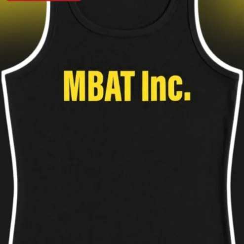 MBAT Inc. Tank Top Black Corporate Branded Apparel for Employees