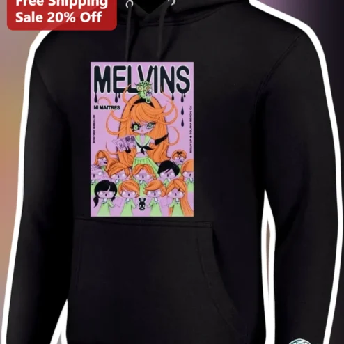 Melvins Ni Maitres Hoodie Experimental Noise Rock Merch Gothic Cute Grunge Apparel