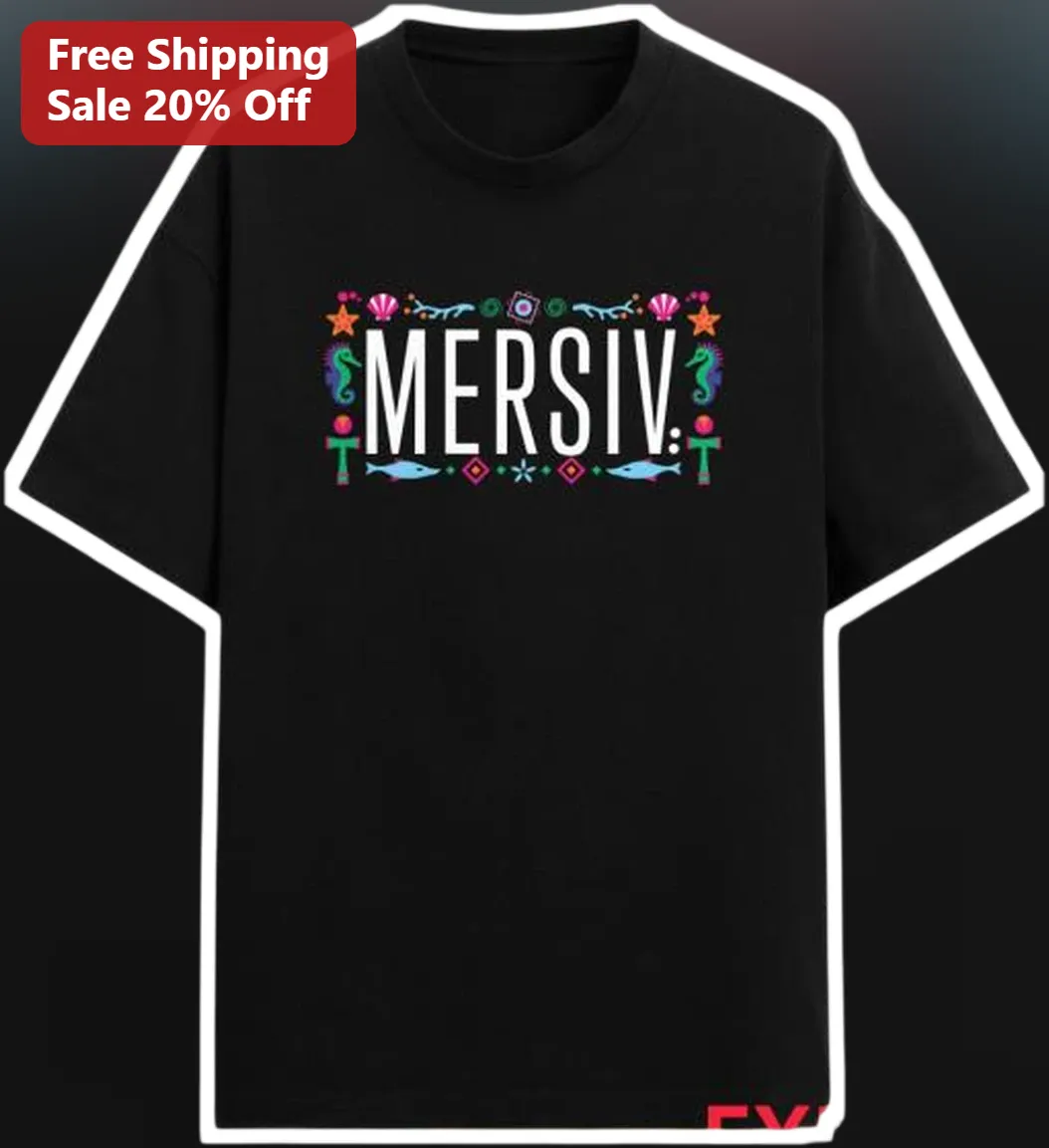 Mermaid Decorative Border Graphic Tee for Women Ocean Lovers
