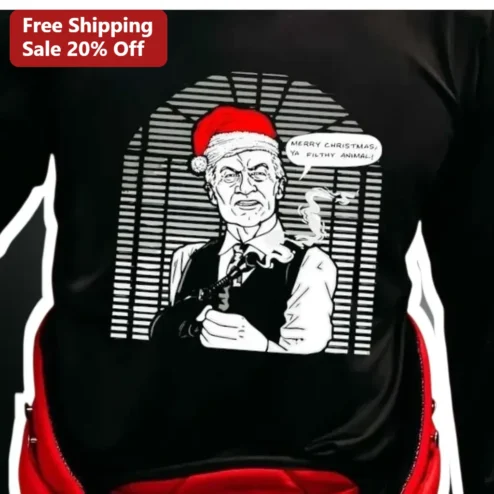 Merry Christmas Ya Filthy Animal Uncle Fester Tee