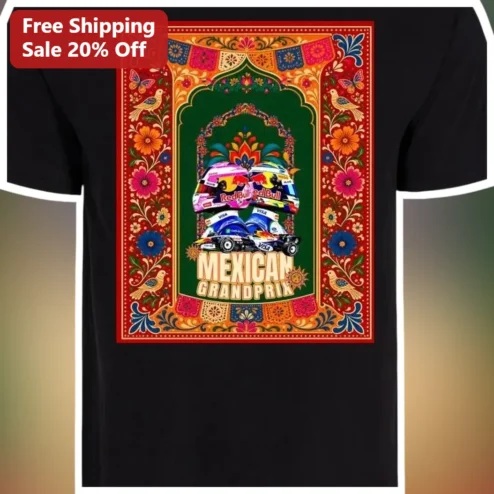 Mexican Grand Prix Tee F1 Mexico GP Talavera Style Racing Shirt Gift for Fans
