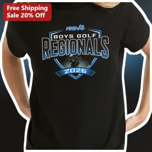 MHSAA Boys Golf Regionals Tee Michigan High School Athletic Association Tournament Shirt