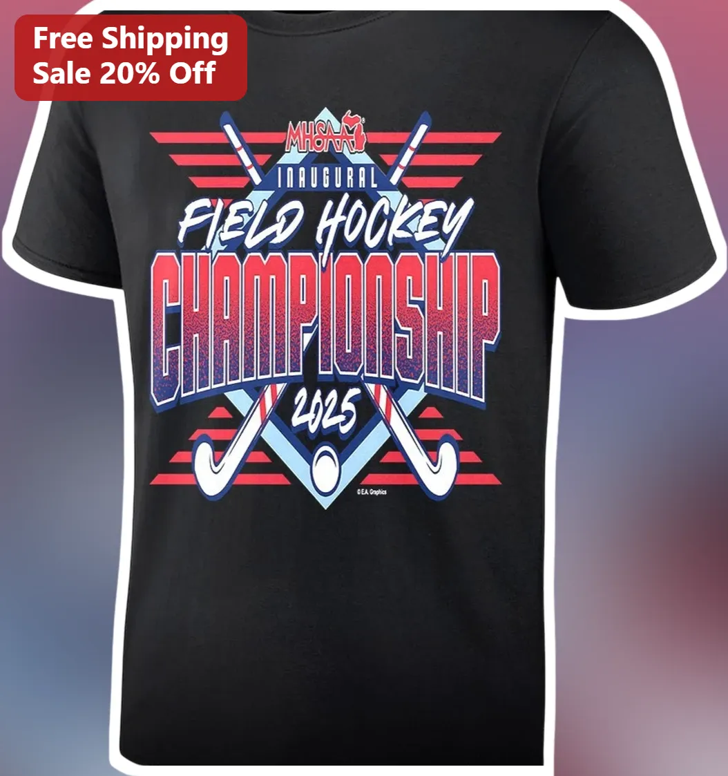 MHSAA Inaugural Field Hockey Championship Tee Retro Sports Apparel Gift for Michigan High School Players and Fans