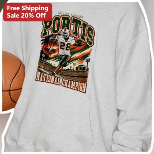 Miami Legend National Championship Sweatshirt Vintage Football Fan Apparel