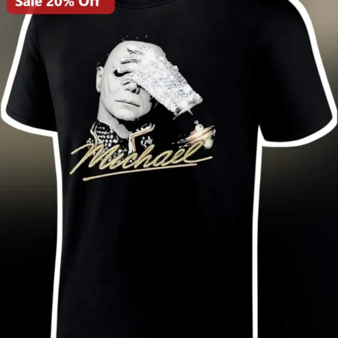 Michael Jackson Signature Tee King of Pop Tribute Graphic T-Shirt