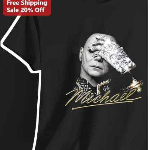 Michael Tee King of Pop MJ Tribute Graphic T-Shirt for Music Fans