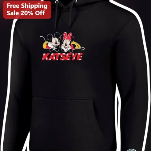 Mickey Mouse Minnie Mouse Hoodie Personalized Custom Name Disney Couple Sweatshirt Gift