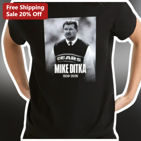 Mike Ditka Chicago Bears Legend Tribute Tee Vintage NFL Fan Gift Shirt