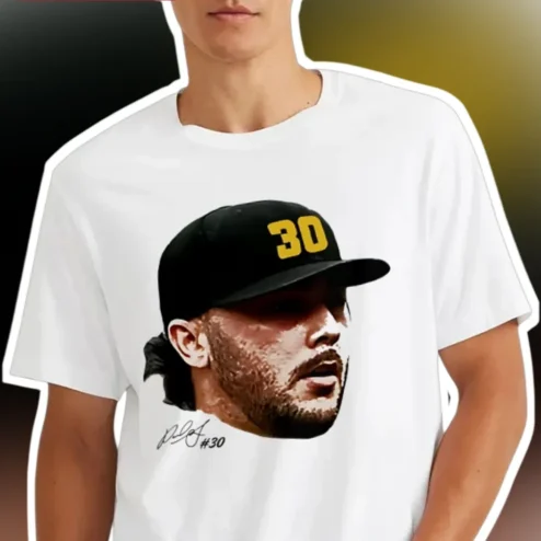 Mike Trout Tee Los Angeles Angels Baseball Fan Portrait Number 30 Gift