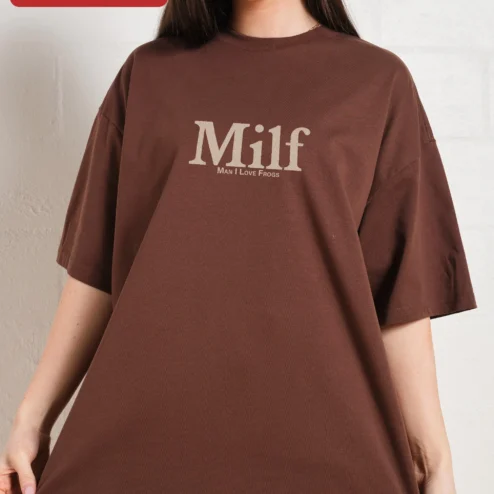 Customer in Chicago, Illinois wearing Milf Man I Love Frogs Tee Funny Frog Lover Gift Novelty Graphic T-Shirt for Men