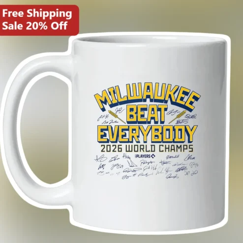 Milwaukee Beat Everybody Mug 2026 World Champs MKE Hip Hop Gift