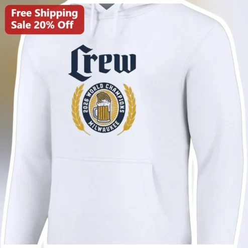 Milwaukee Brewers 2026 World Champions Crew Hoodie
