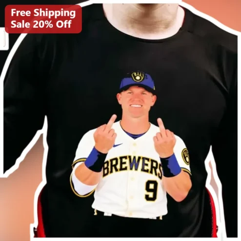 Milwaukee Brewers Christian Yelich Funny Baseball Player Graphic Tee for Men Women