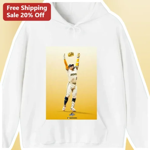 Milwaukee Brewers Christian Yelich MLB Hoodie Baseball Fan Gift