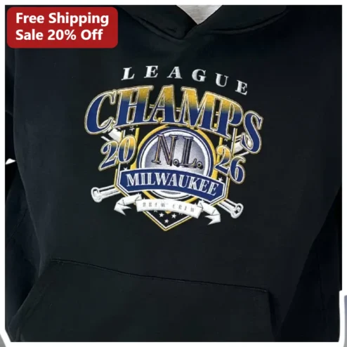 Milwaukee Brewers League Champs Hoodie 2026 NL Champions Fan Apparel