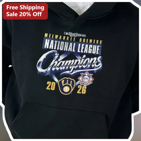 Milwaukee Brewers National League Champions 2026 Hoodie