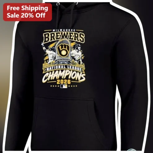 Milwaukee Brewers National League Champions 2026 Hoodie Vintage Baseball Fan Gift