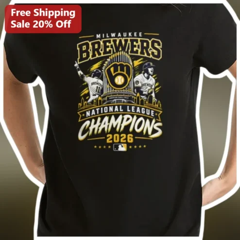Milwaukee Brewers National League Champions 2026 Tee World Series Bound NLCS Sweep Victory Shirt