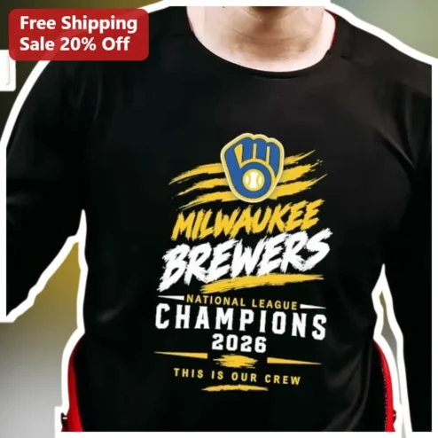 Milwaukee Brewers National League Champions 2026 This Is Our Crew Long Sleeve Shirt