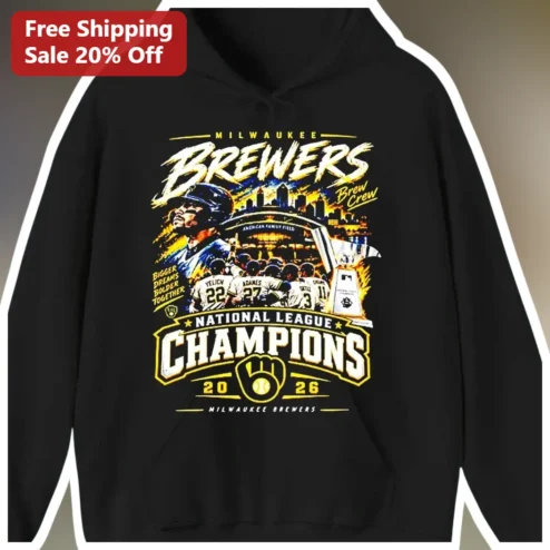 Milwaukee Brewers National League Champions Bigger Dreams Bolder Together Hoodie