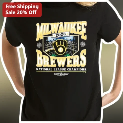 Milwaukee Brewers National League Champions Tee 2026 NL Pennant Baseball Fan Shirt