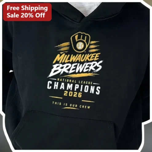 Milwaukee Brewers National League Champions This Is Our Crew Hoodie