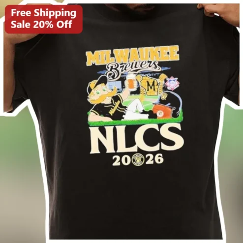 Milwaukee Brewers NLCS 2026 Bernie Brewer Tee Baseball Fan Gift