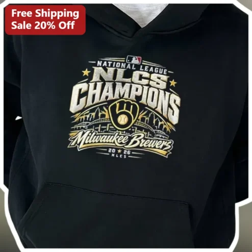 Milwaukee Brewers NLCS Champions 2026 Hoodie National League Baseball Fan Gear