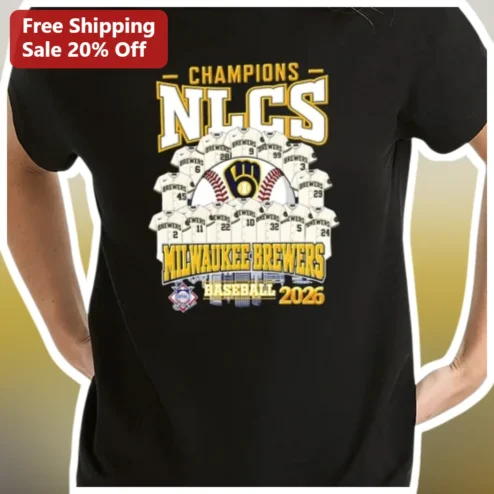 Milwaukee Brewers NLCS Champions Tee Baseball Championship Shirt
