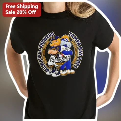 Milwaukee Brewers vs. Tampa Bay Rays World Series 2026 Graphic Tee