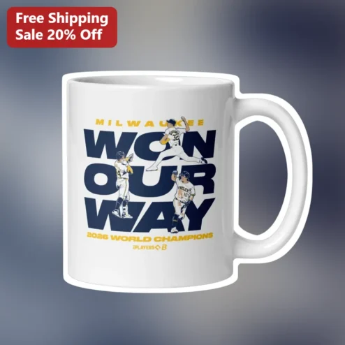Milwaukee Brewers Win Our Way Mug 2026 World Champions Baseball Fan Gift