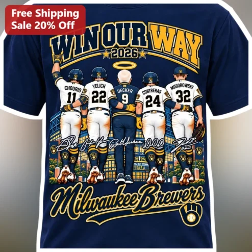 Milwaukee Brewers Win Our Way Tee Craig Counsell Baseball Fan Shirt