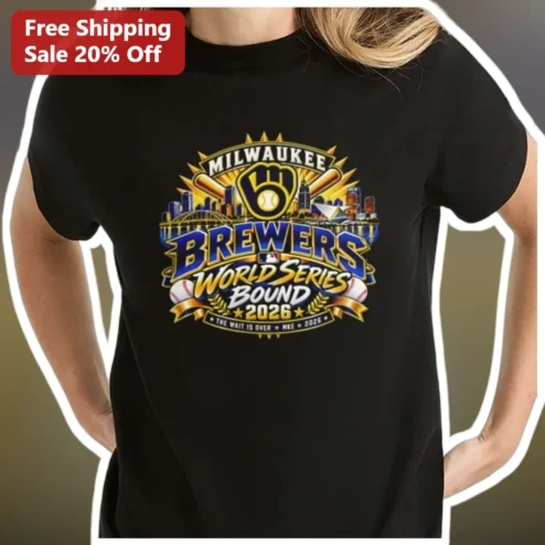 Milwaukee Brewers World Series Bound 2026 Tee Baseball Fan Gift