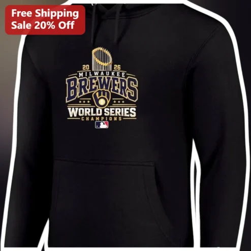 Milwaukee Brewers World Series Champions Hoodie Baseball Fan Gear