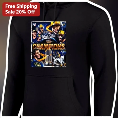 Milwaukee Brewers World Series Champions Hoodie Baseball Fan Gift