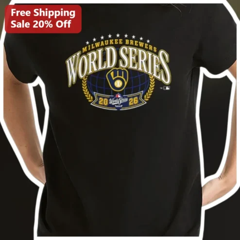 Milwaukee Brewers World Series Tee 2026 Commemorative Baseball Fan Apparel