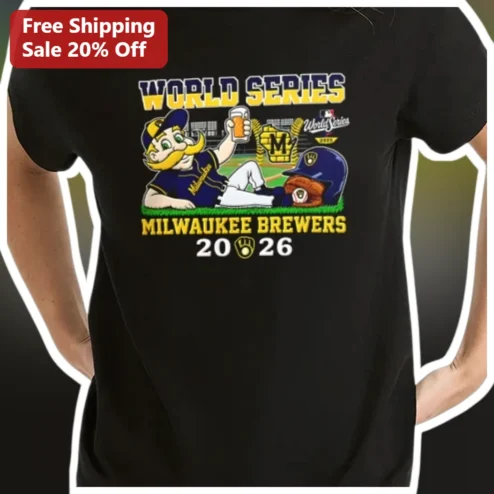 Milwaukee Brewers World Series Tee Bernie Brewer NL Pennant Fan Shirt