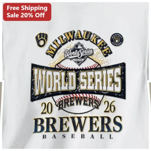 Milwaukee Brewers World Series Tee Vintage Baseball Fan Gear