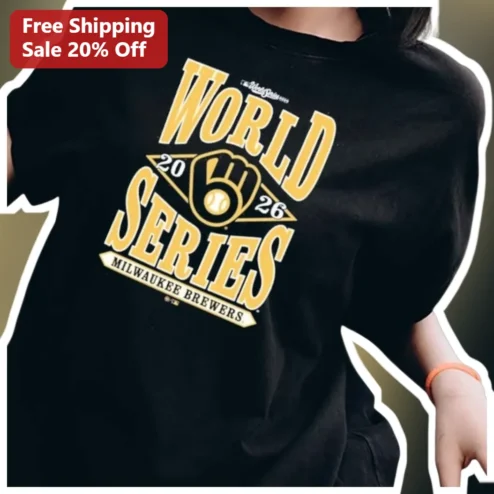 Milwaukee Brewers World Series Tee Vintage Collegiate Baseball Fan Shirt