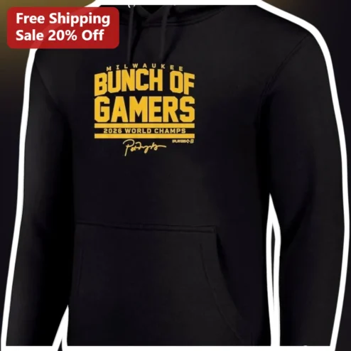 Milwaukee Bunch of Gamers 2026 World Champs Hoodie