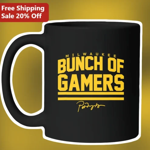 Milwaukee Bunch of Gamers Mug Pat Murphy Quote Brewers Fan Gift